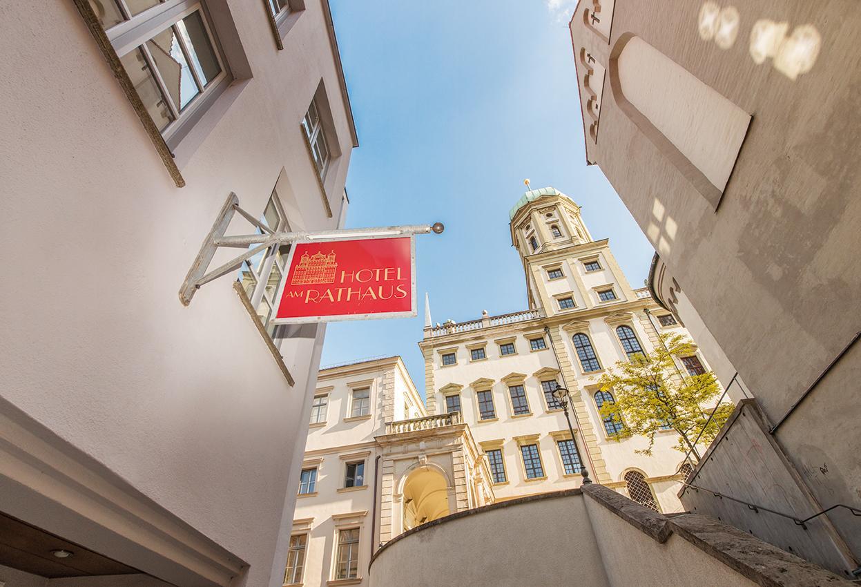 Hotel Am Rathaus Augsburg Zewnętrze zdjęcie